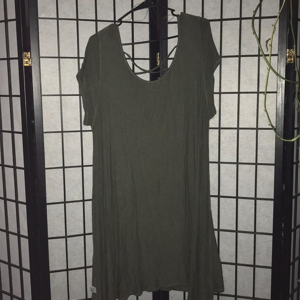Olive Green Dress